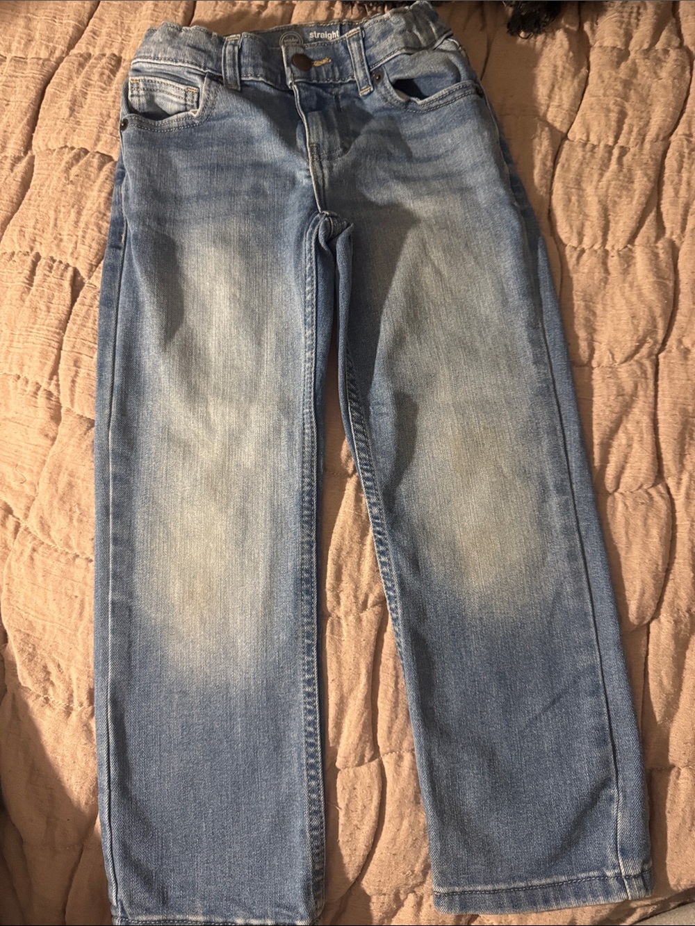 Boys Light Blue Straight Jeans